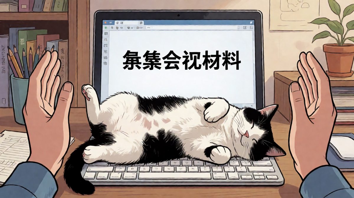 铲屎的别吵，主子在帮你敲代码呢