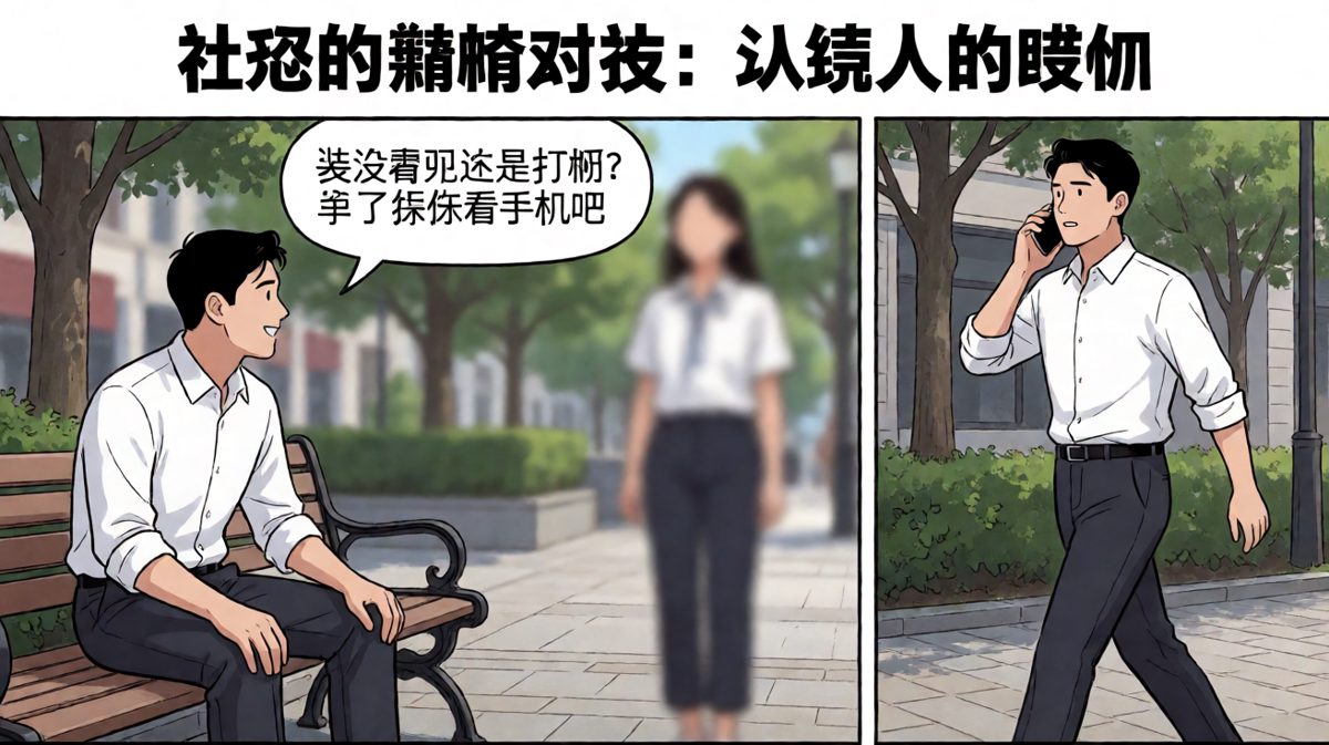 社恐的终极技能：假装没看见，比看见还累