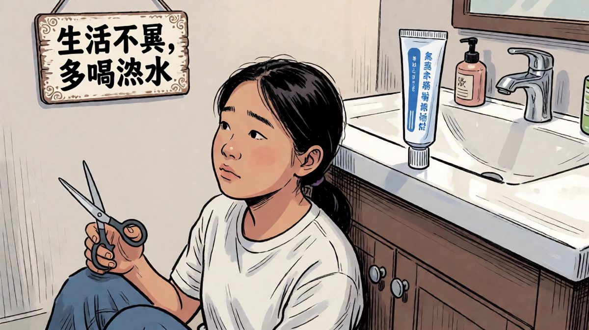 原来……盖子一直没开