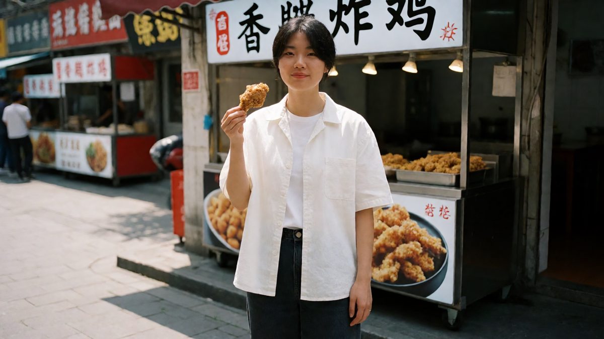 第二格：嘴比脑子快，炸鸡真香