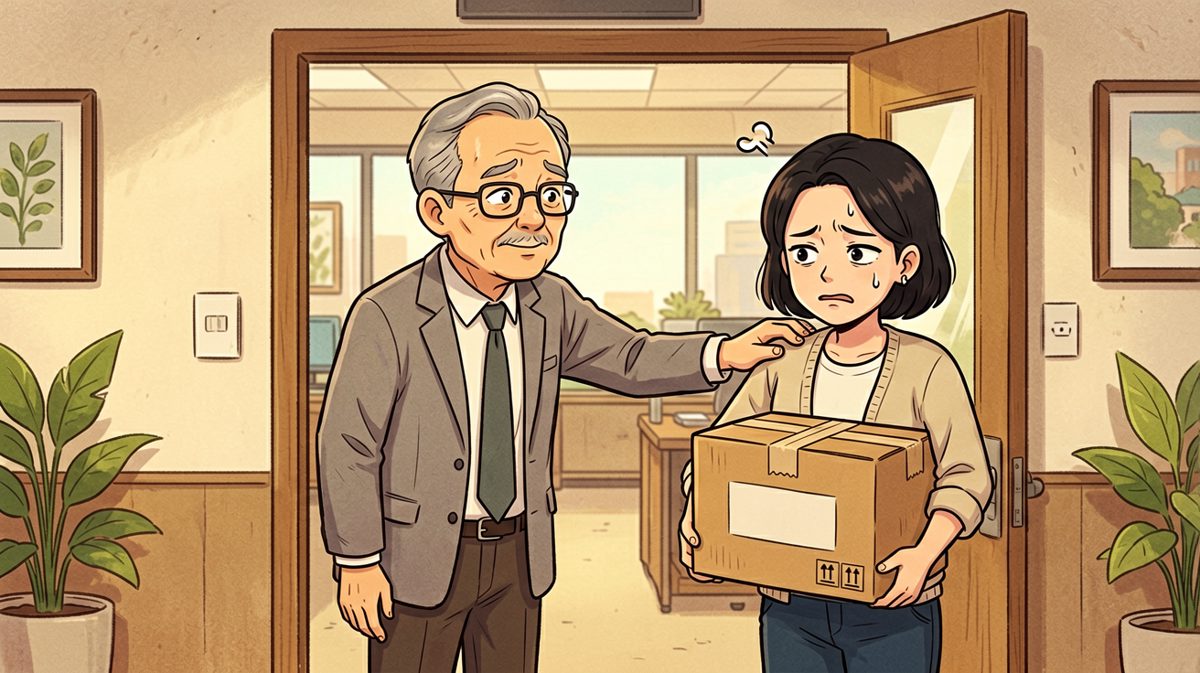 老板：你很优秀，公司离不开你。员工：谢谢老板！老板：所以我决定……明天开始你自己当老板，公司交给你了。员工：？？？