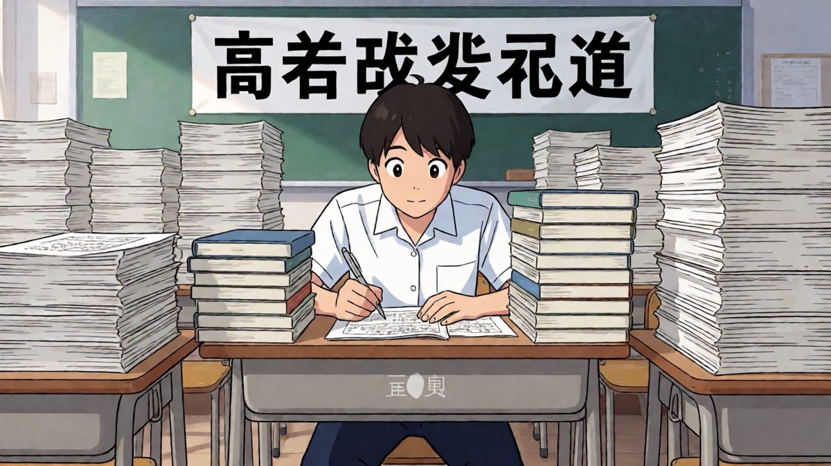 考前最后一周：知识没进脑子，发际线先退了