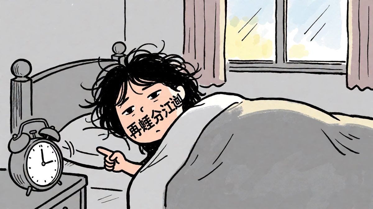 闹钟响起，但被窝的威力无人能挡。
