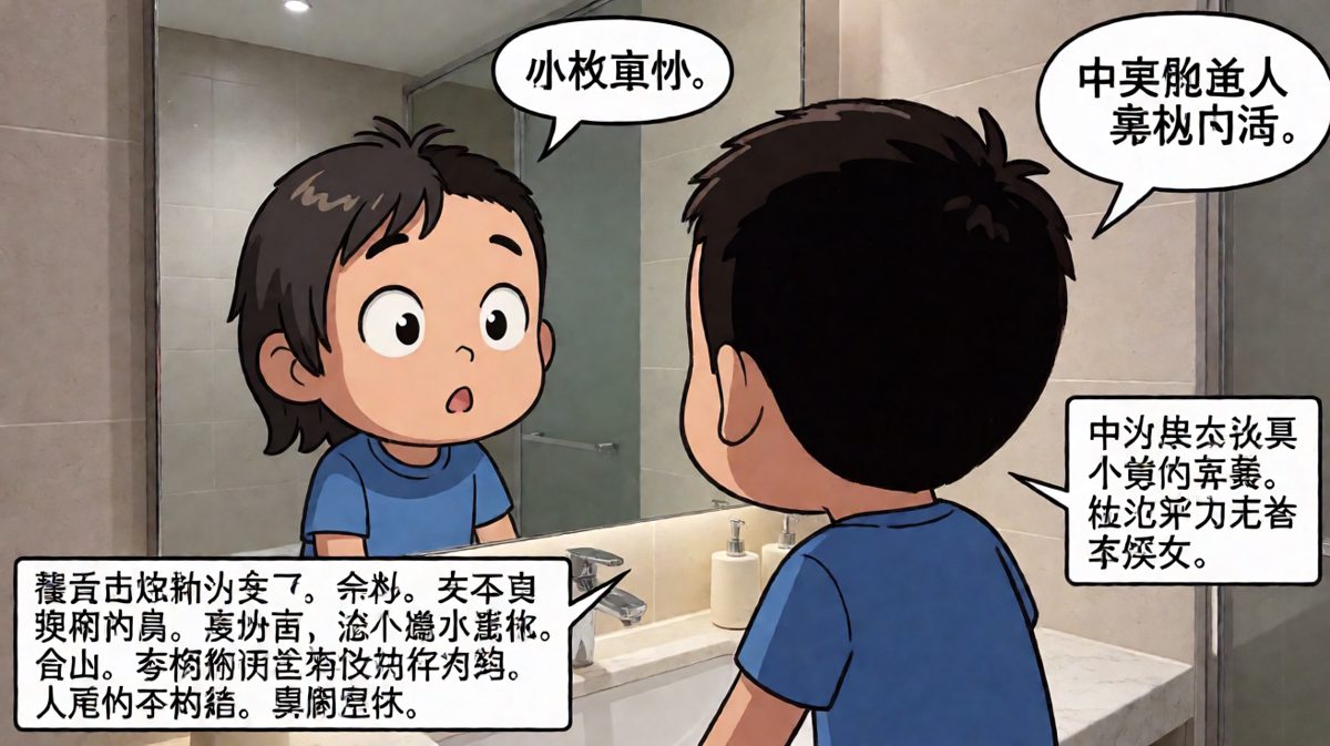 睁眼看到镜中的自己，发型瞬间社死