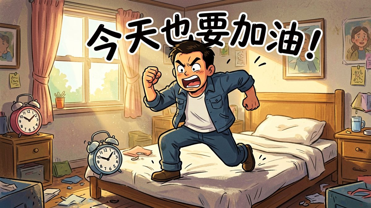 雄心壮志的起床宣言
