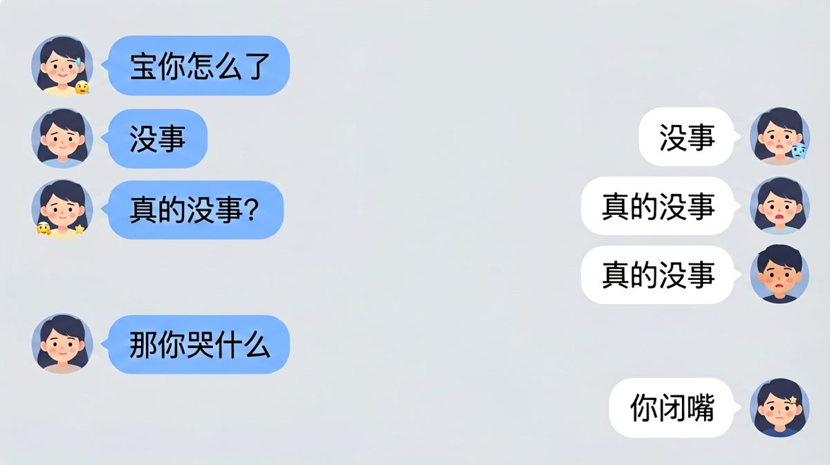 “没事”=有事