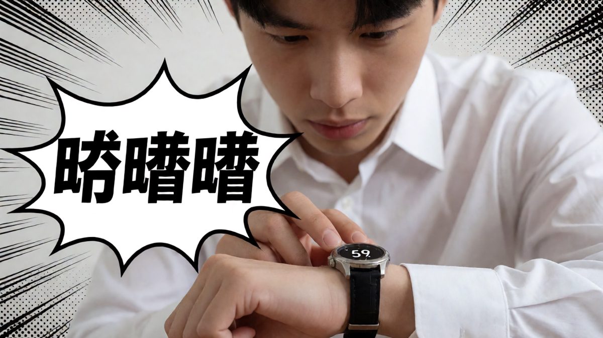 第3格：等待过程煎熬，肚子疯狂抗议