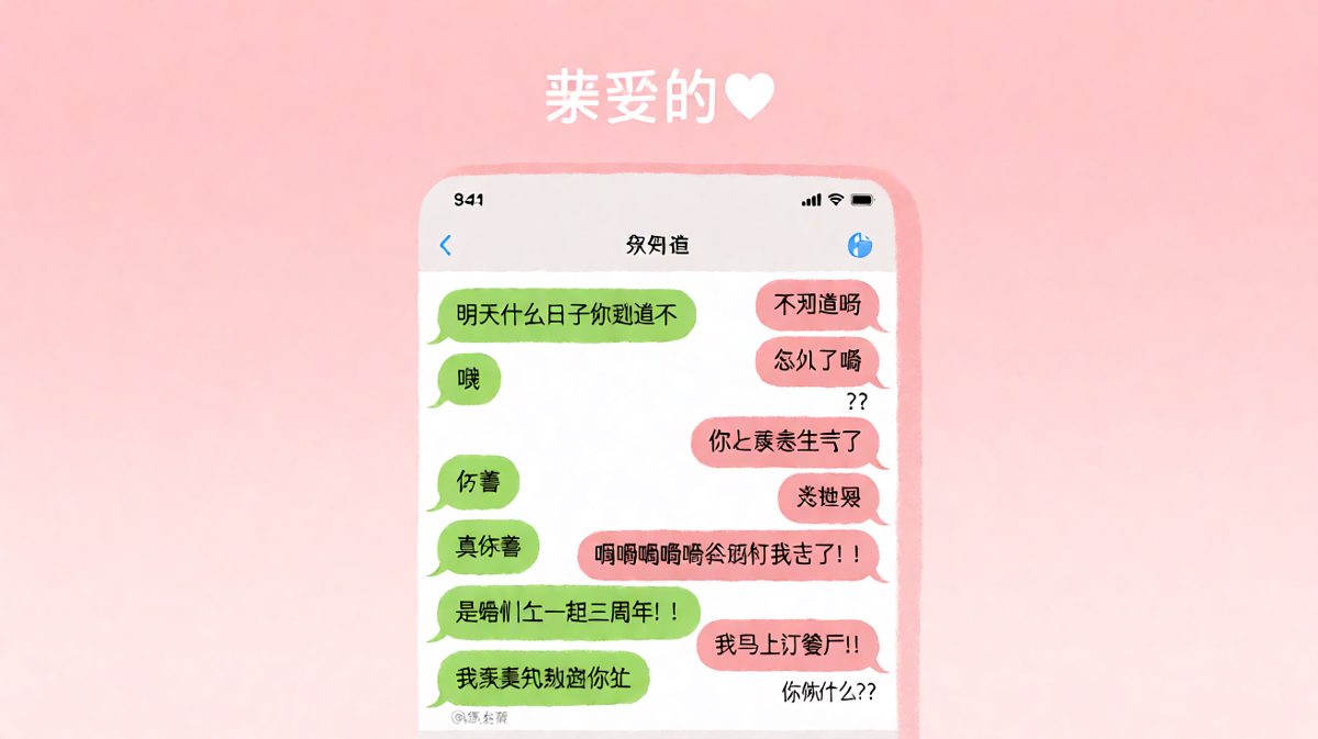 纪念日遗忘危机——男朋友 vs 生存本能