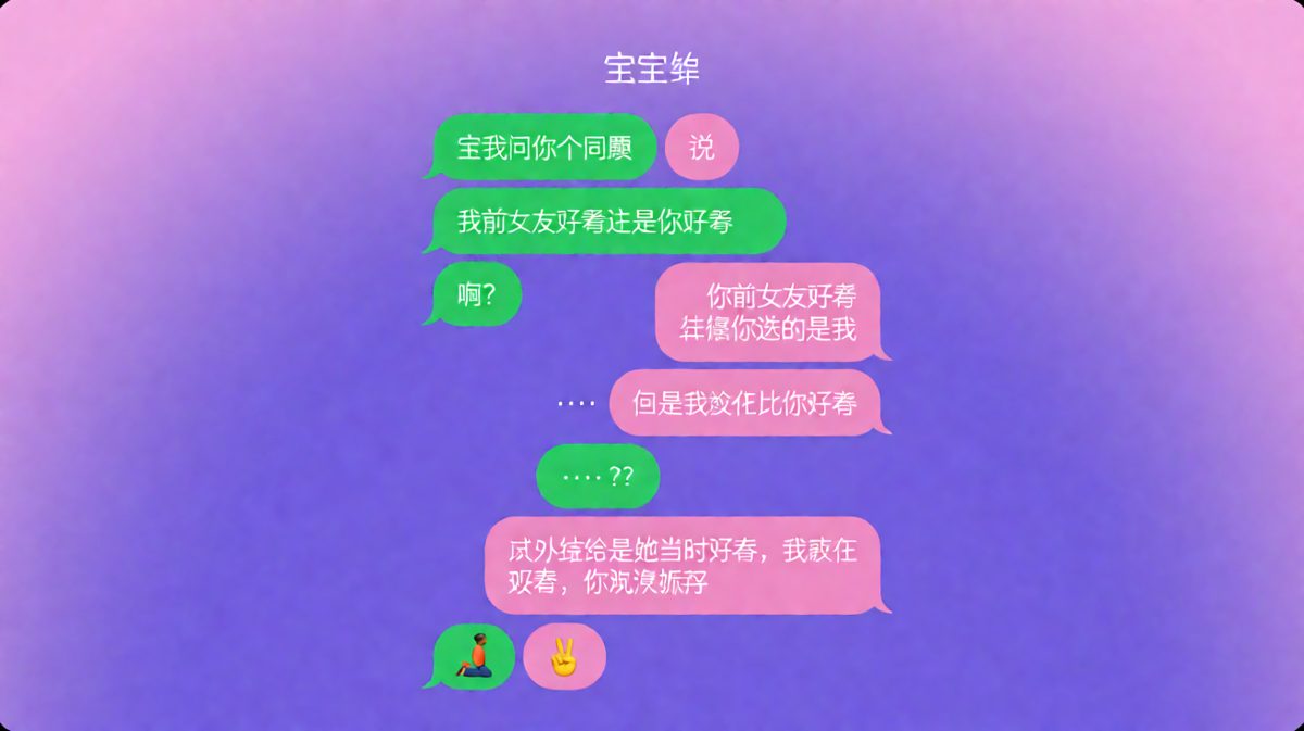 送命题秒变送分题，女神级回应绝了