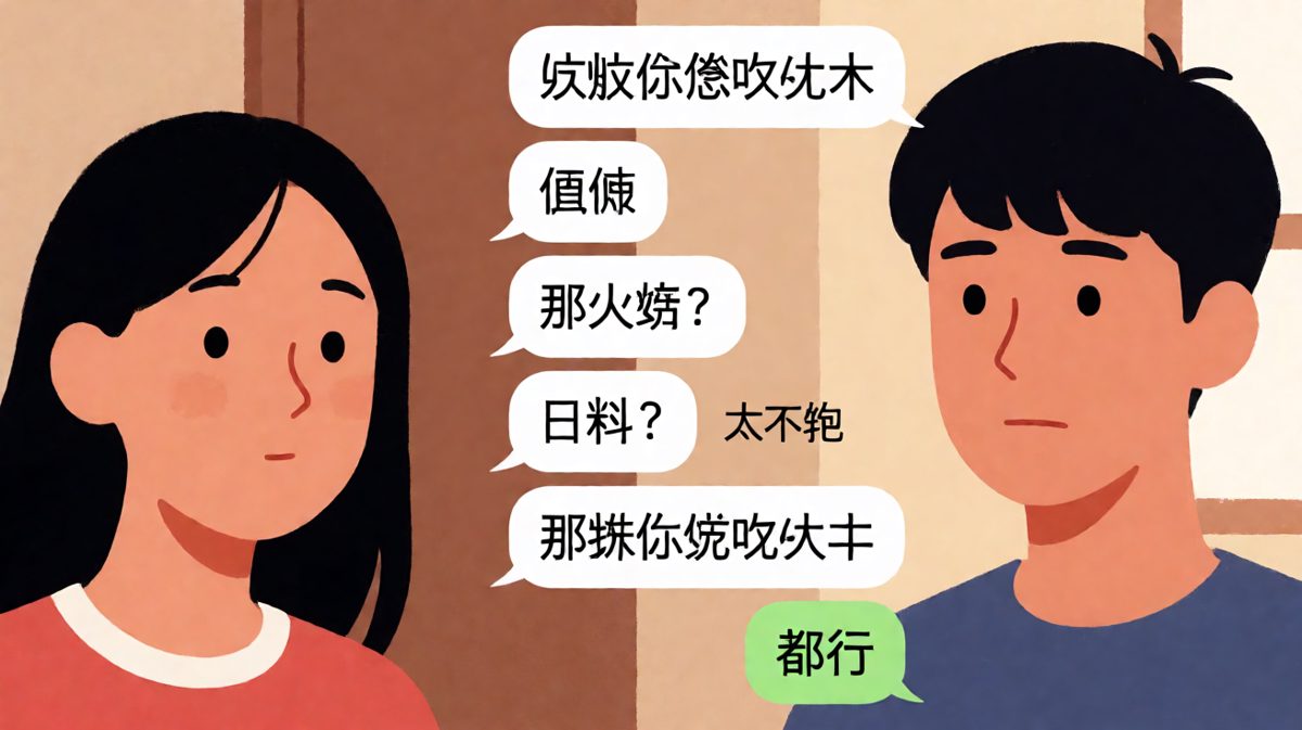 男生对'随便'的极致演绎让人崩溃
