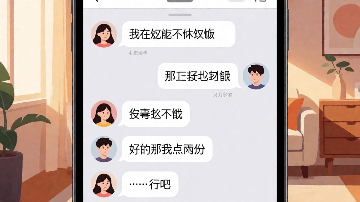 '没事'的真实含义被男朋友完美化解