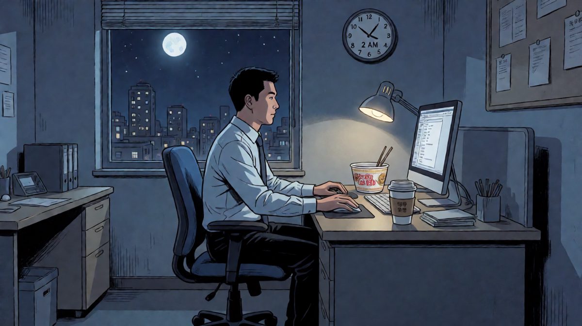 凌晨两点，老板发来微信：'在吗？有个急事。'员工颤抖着回复：'在的老板。'老板：'帮我看看这个PPT哪页有问题。'员工打开一看，整份PPT只有三页，第一页写着'欢迎各位领导'——员工内心OS：'老板，我熬的不是夜，是人生。'