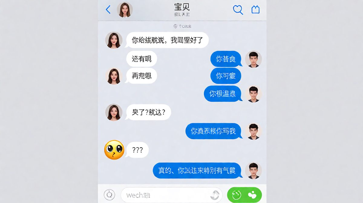 女生让男生夸自己，结果男生暴露了真实喜好