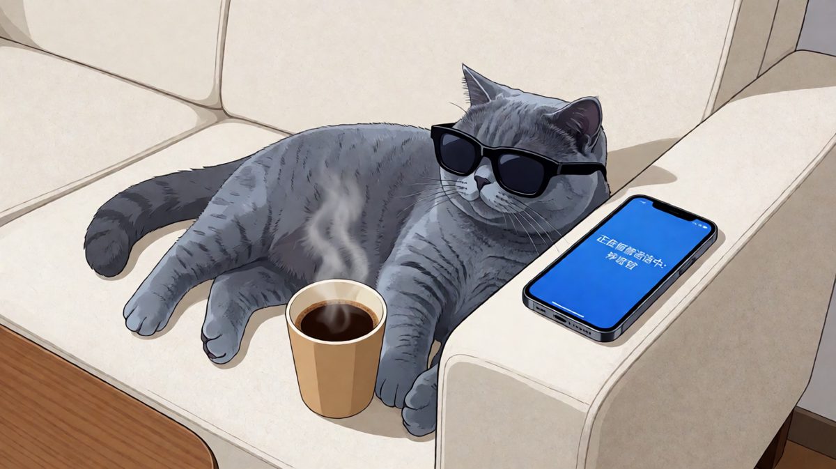 猫：信号不好，挂了啊