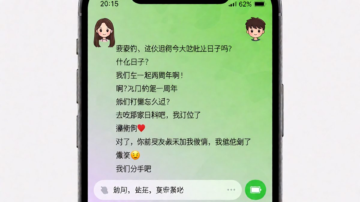 纪念日表白变催命符，男孩无意中踩雷分手