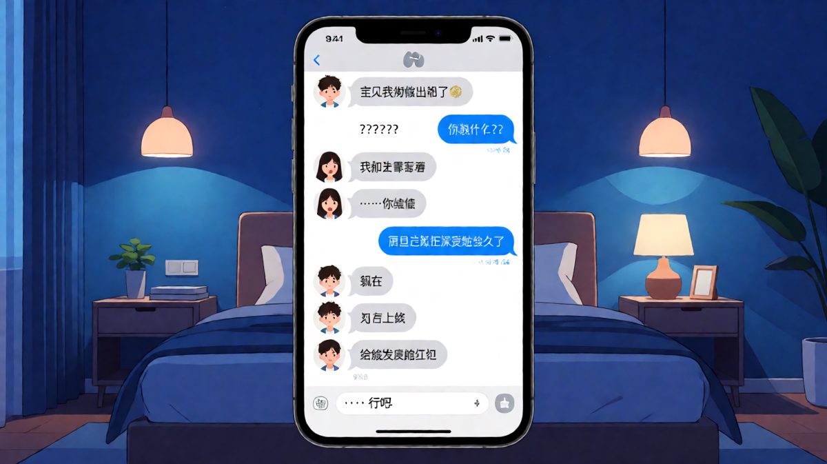 男生假装出轨引爆误会，最后反手被要了一个皮肤红包。