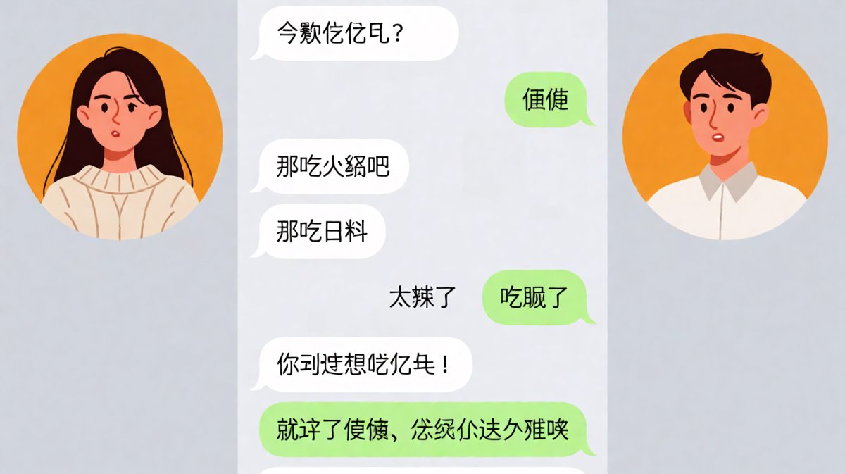 男生说随便，女生说随便，两个随便的终极对决