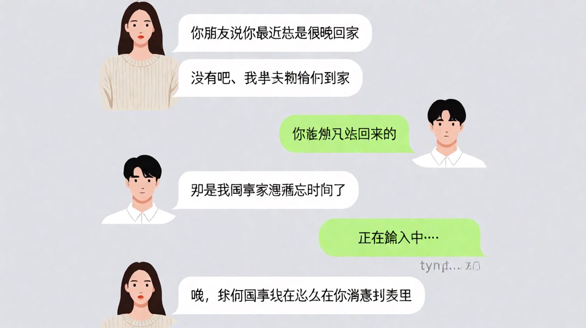 小三还在消息列表里，男朋友已经编不出下一句了