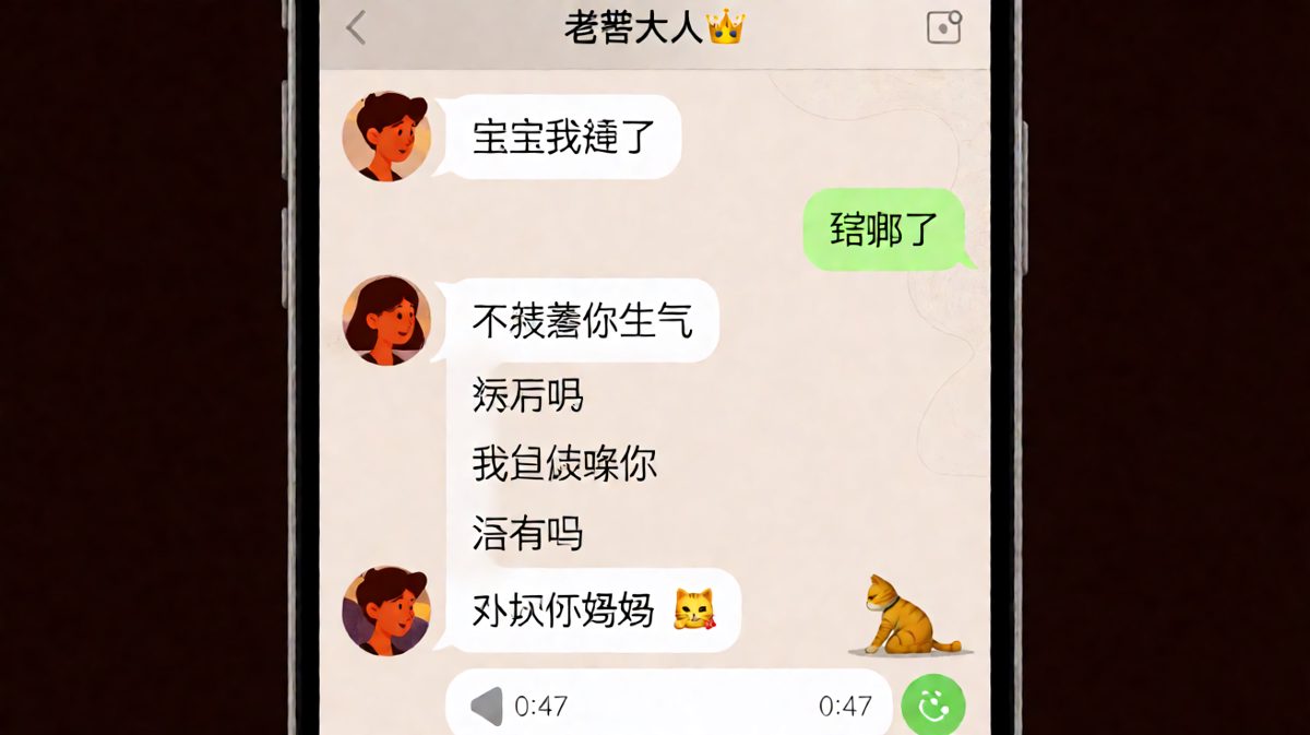 吵架吵到叫妈妈，这段感情已经超越了我理解的范畴。