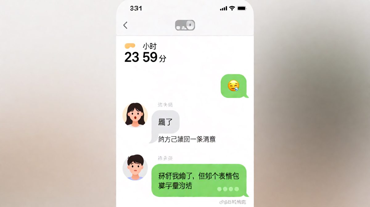 冷战游戏变成表情包大战，输赢界限模糊的反转。