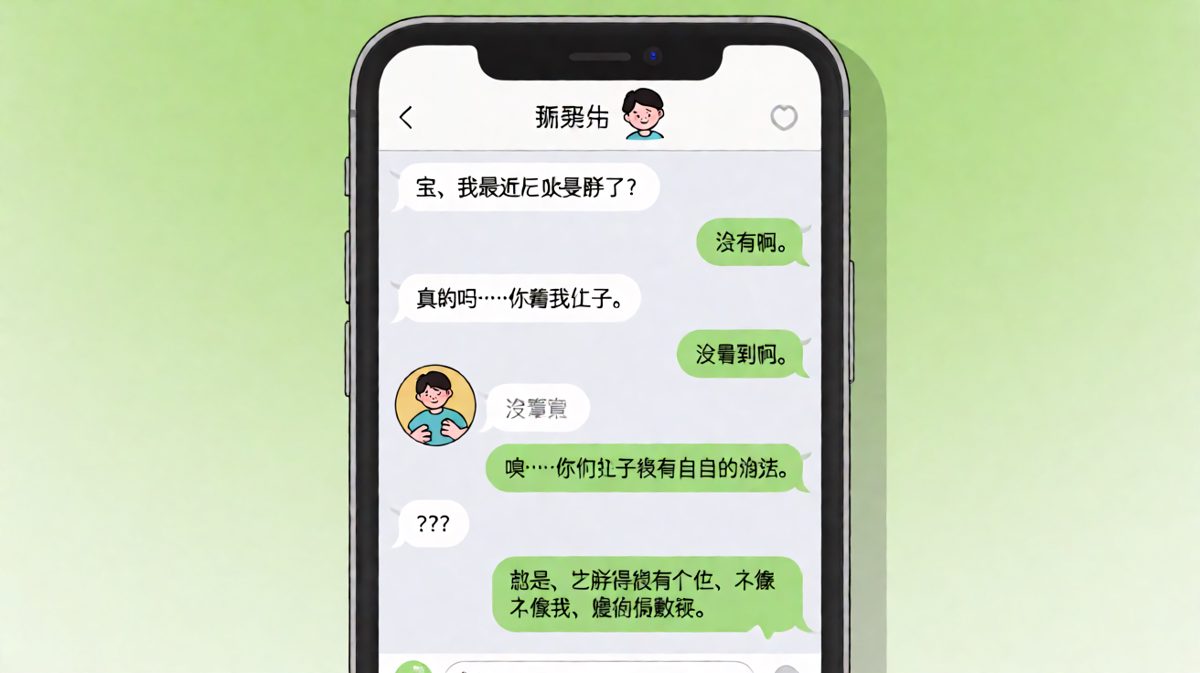 男朋友在线求生欲测试，结果是反向自黑