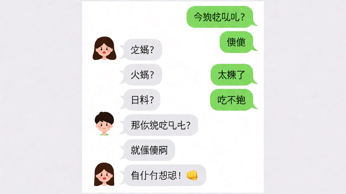 随便这两个字，是情侣间最危险的词汇