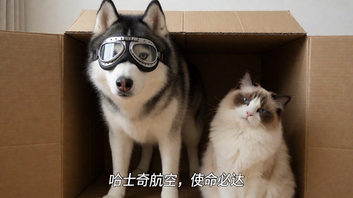 二哈飞行员上线，乘客一脸懵