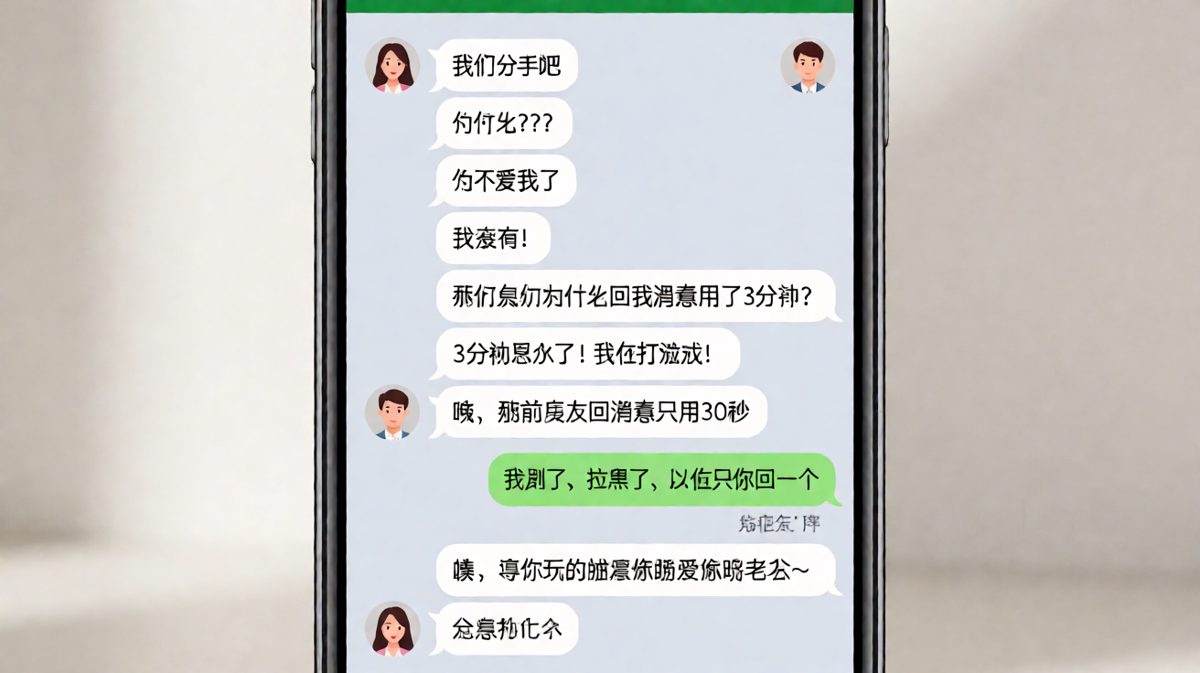 拿前任开玩笑的女生，已经成功单身了