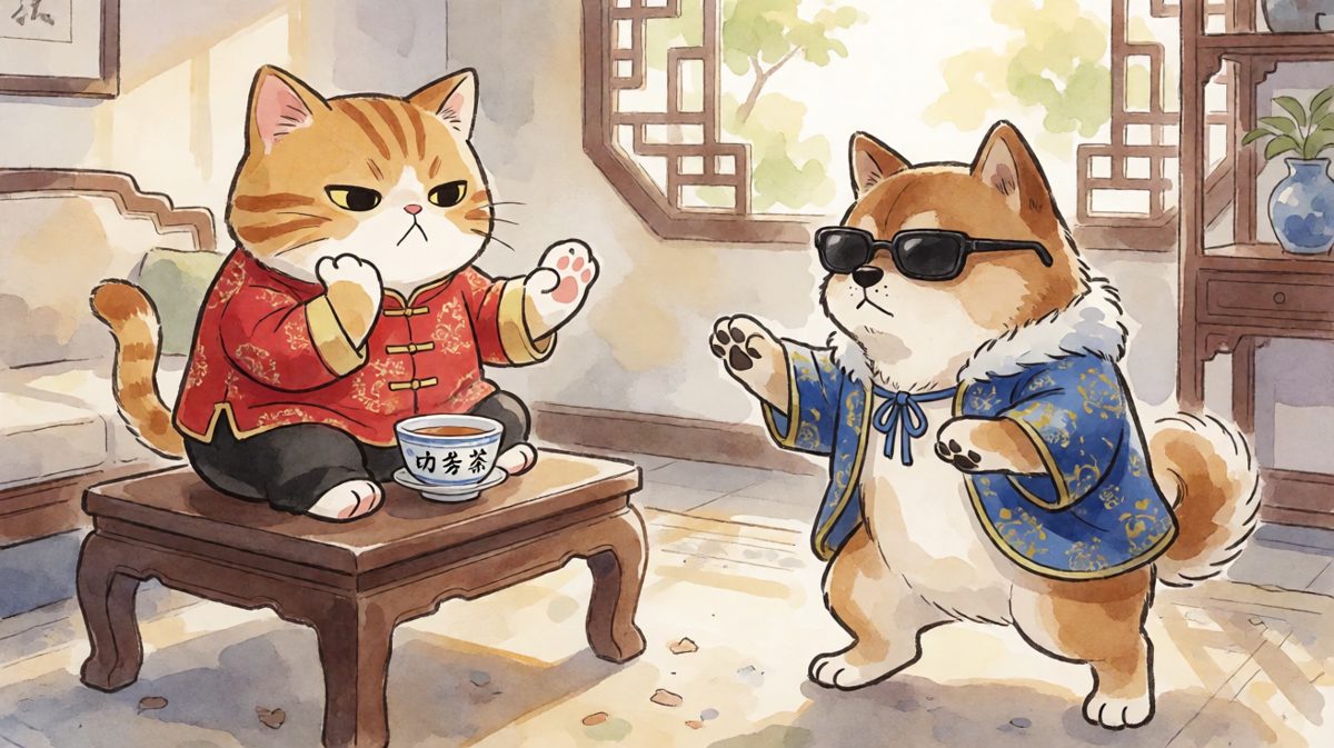 「太极宗师对决：今日不喝早茶，只论江湖」