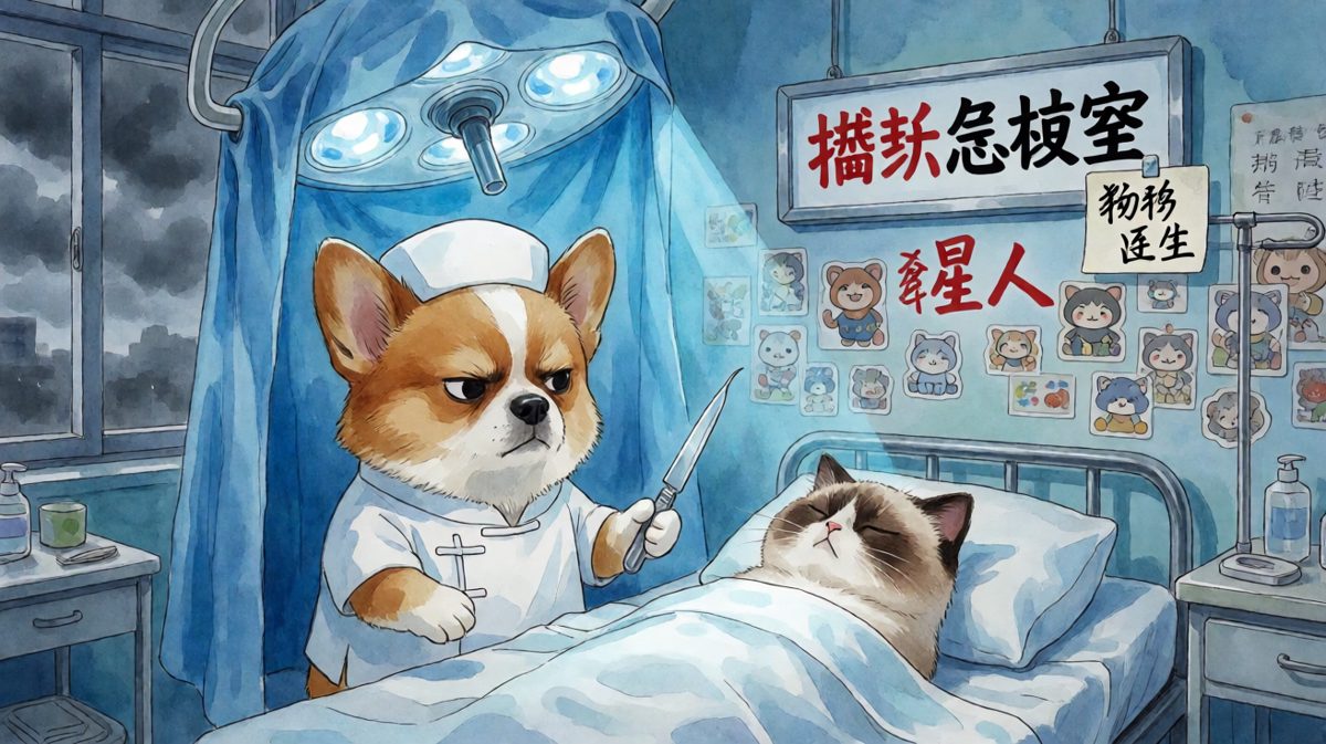 「猫咪急诊室：'汪医生'说这只'喵星人'只是'没睡好'」