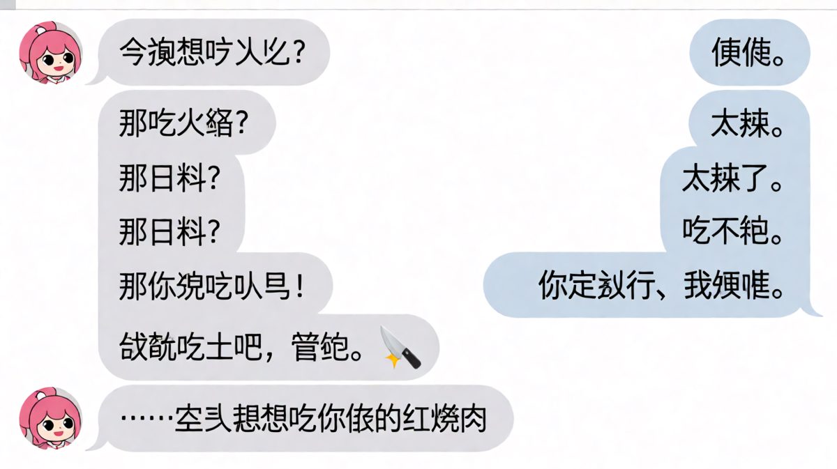 每次说随便都是陷阱，最后老实交代想蹭饭