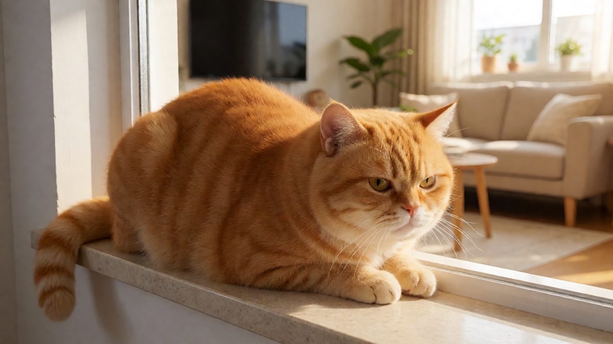 猎豹猫今天也要捕猎——虽然肚子不允许