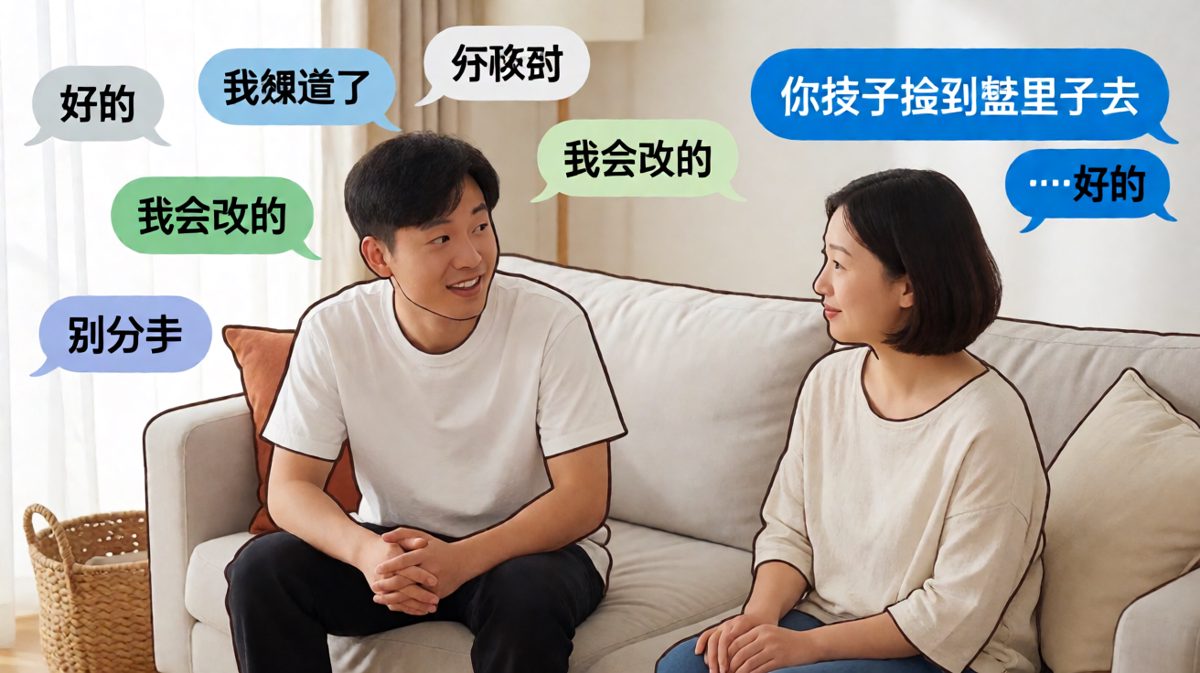 我以为你要分手，你只是要我洗袜子