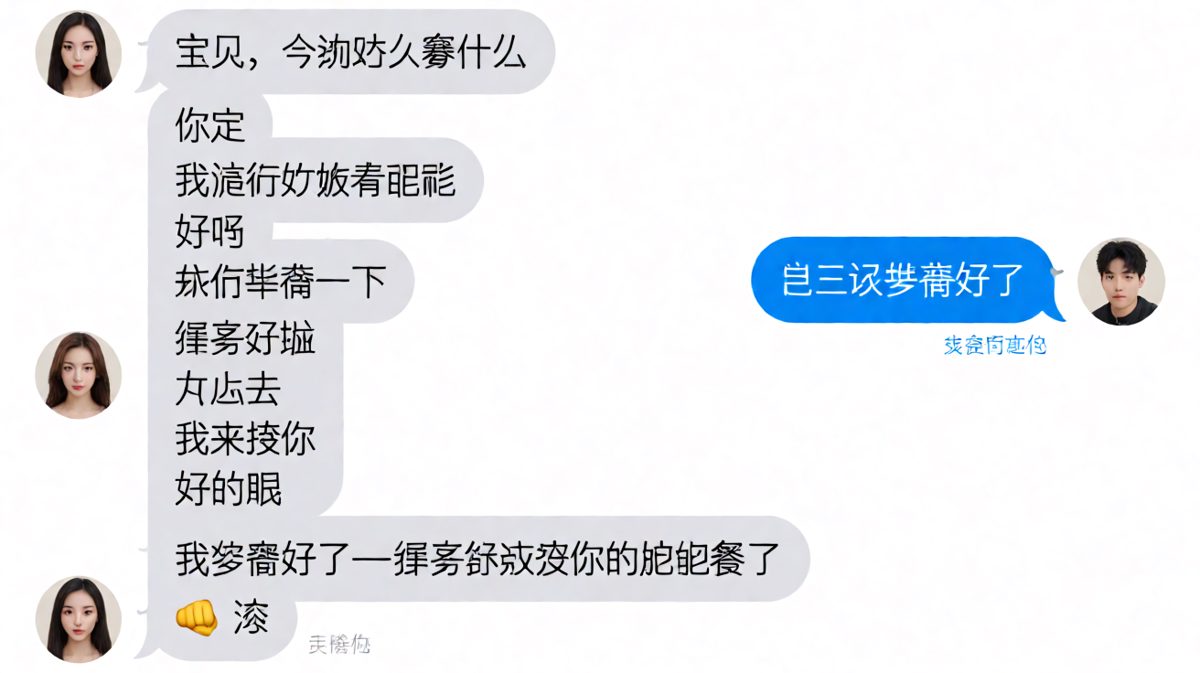 男生把'准备好'理解成了减肥餐