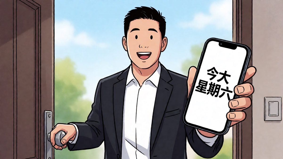 精心打扮一上午，结果今天是周末……