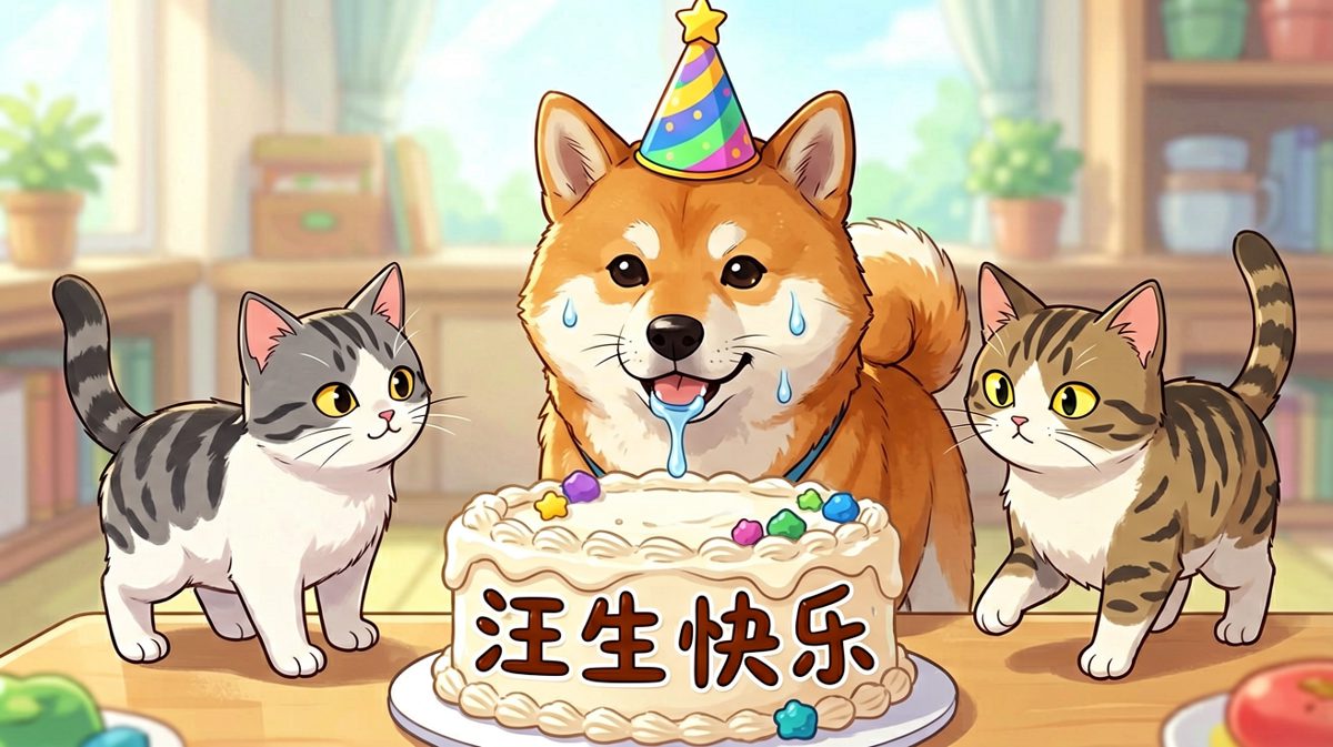 今天是我两岁生日，你们凭什么不来抢蛋糕？