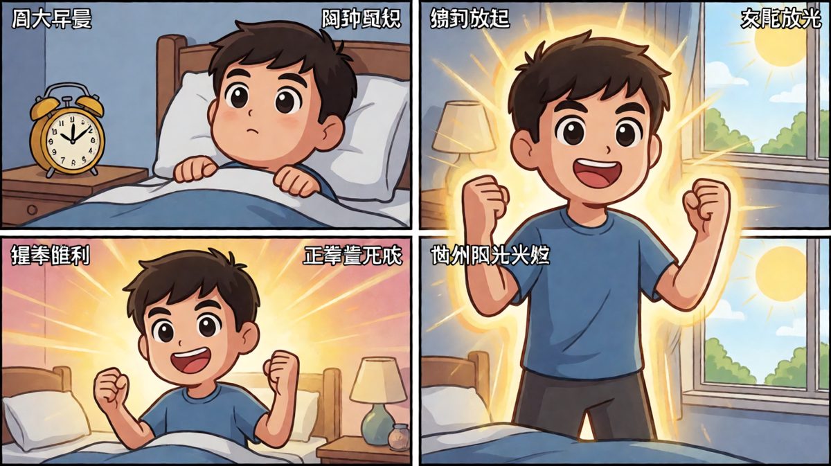 周六清晨，信心满满准备大干一场！