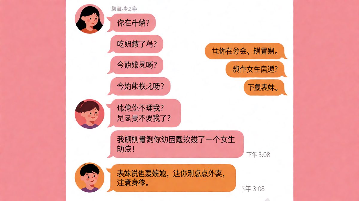 吃醋吃到表妹头上——误会解除后全场尴尬