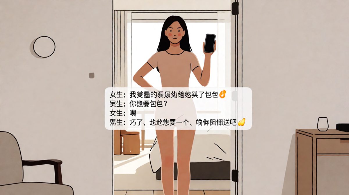 女生暗示送礼，男生反手要了一个