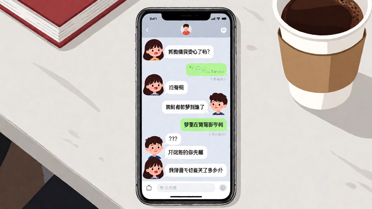 她问变心，他答失眠，最后发现是雅思单词惹的祸。