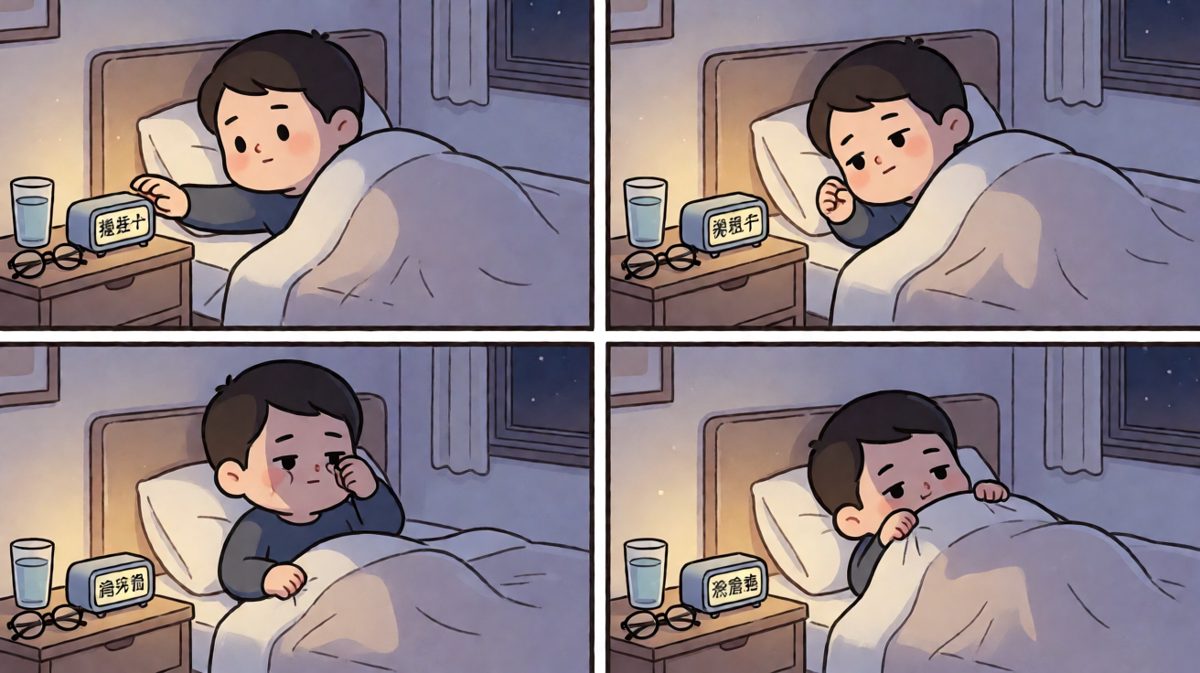 闹钟响了，但身体拒绝起床。