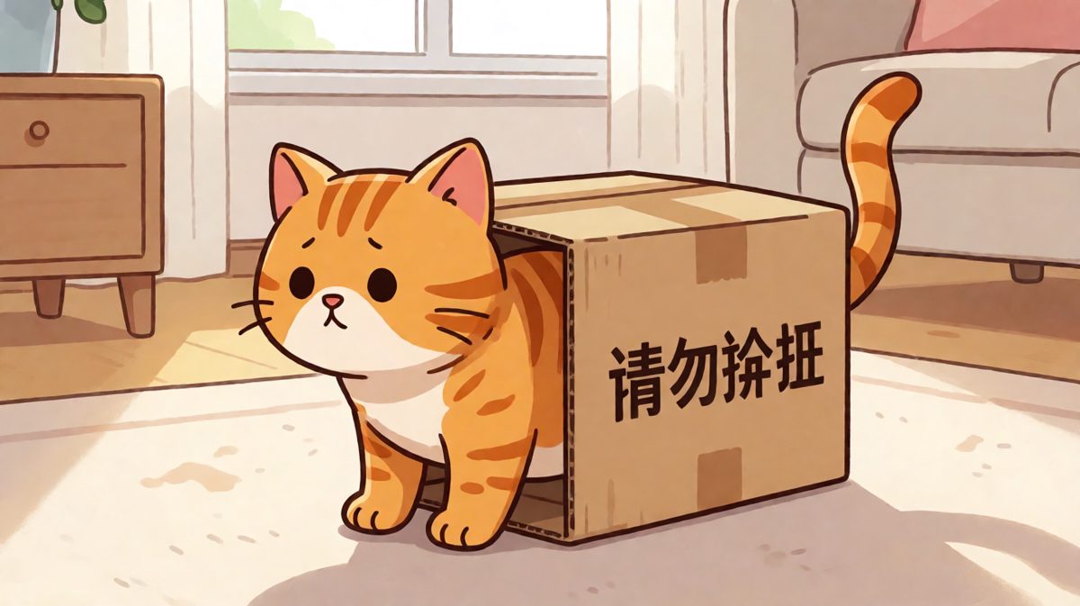 猫：只要我够努力，小箱子也能变成大房子