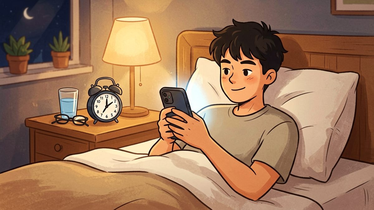 晚上信誓旦旦定好六个闹钟，决心明天一定早起。