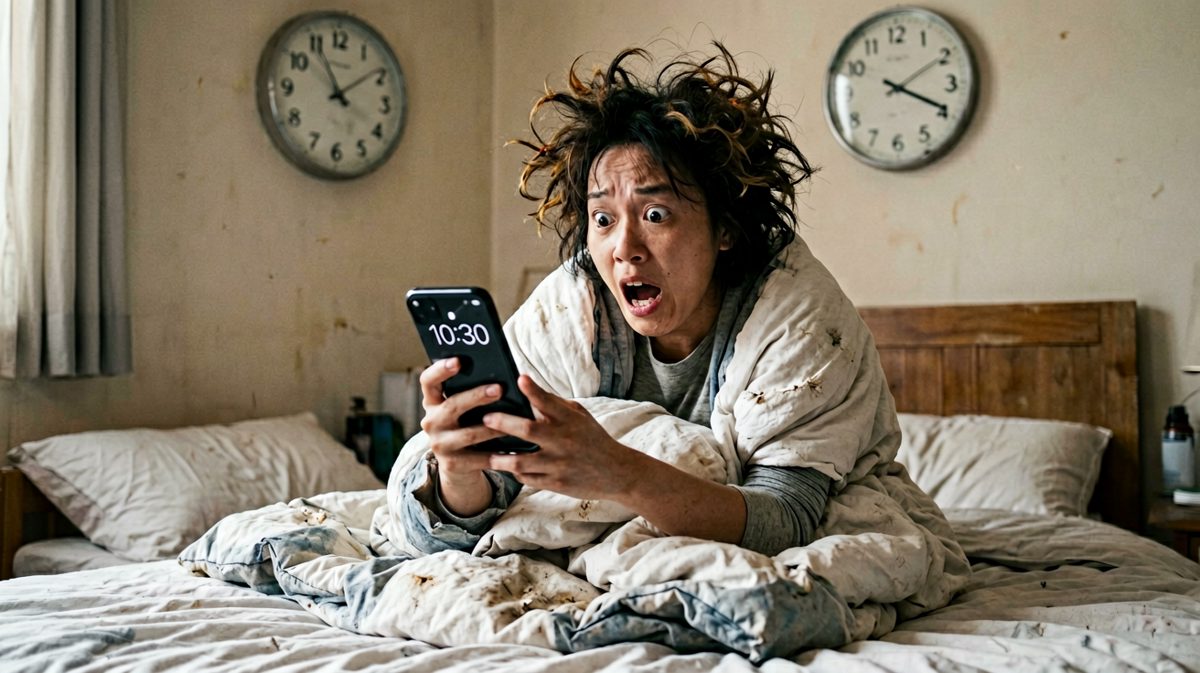 睁开眼睛的瞬间，世界崩塌了——十点三十分！