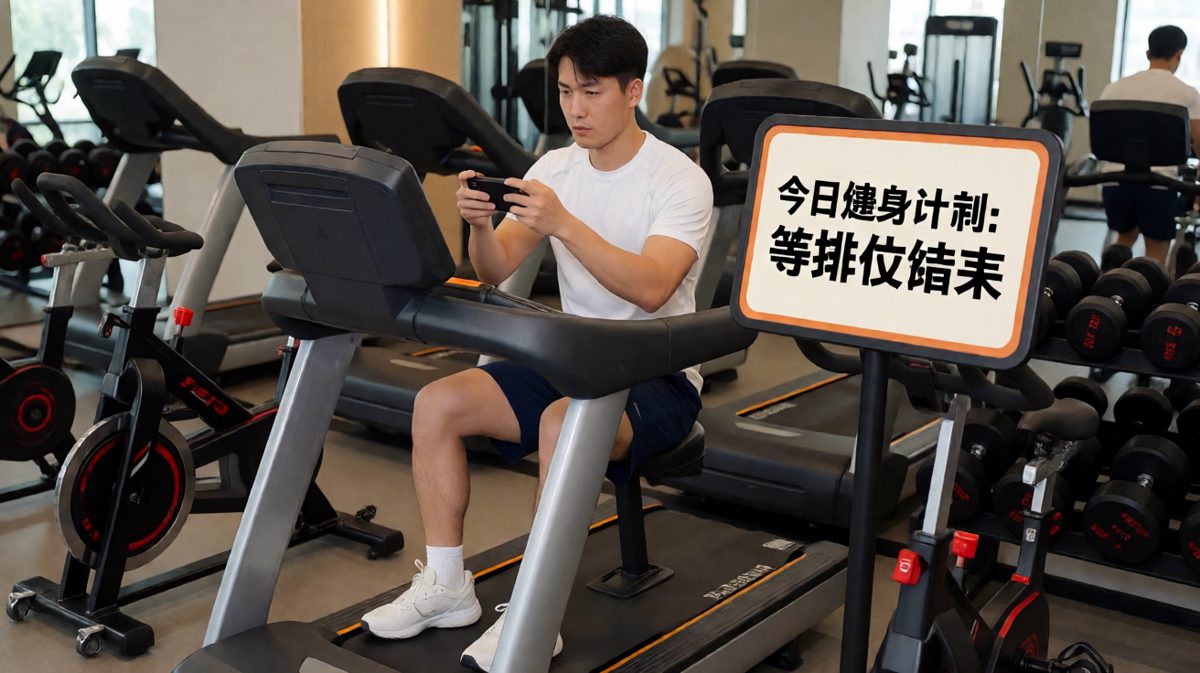 来健身房的唯一目的：证明我来过