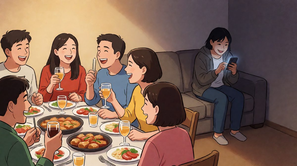 社恐人士参加聚会：人在心不在，魂在回家路上