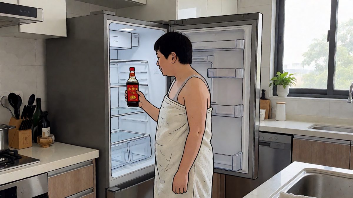 深夜饿醒打开冰箱，老干妈就是我的全部