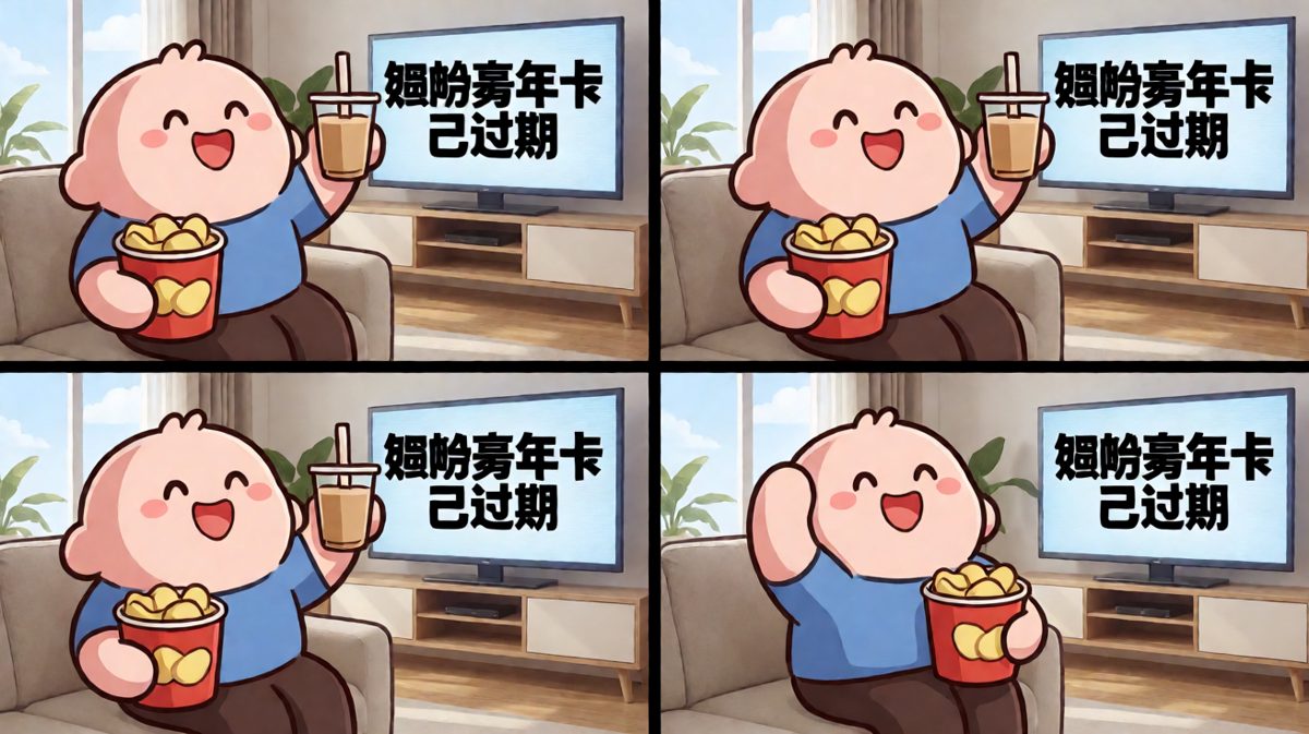 第4格：运动这种事，想想就已经消耗卡路尽了！
