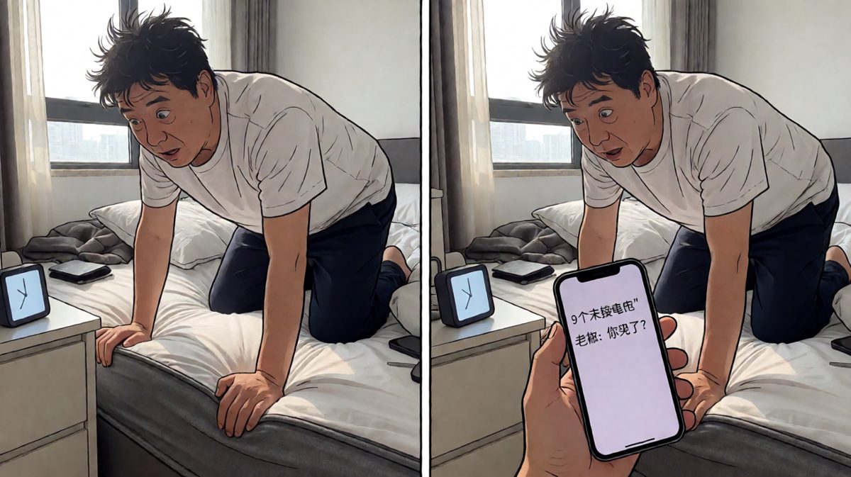 醒来发现迟到，老板连环call，主角世界观崩塌
