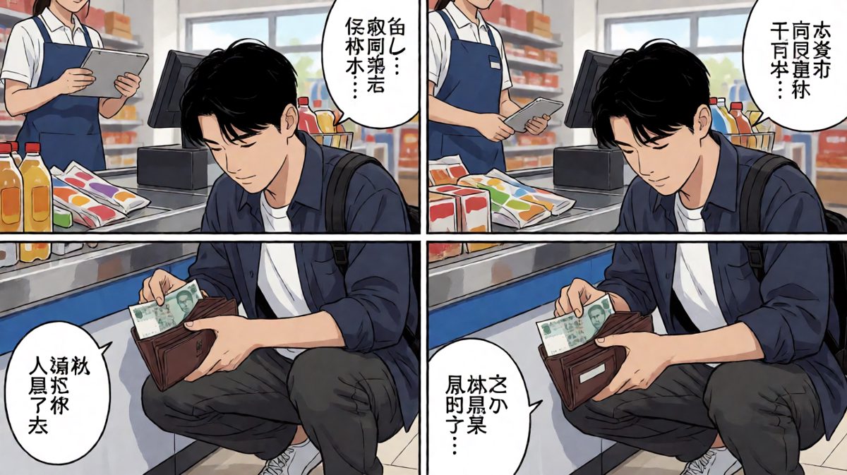 钱包：抱歉，你付不起。
